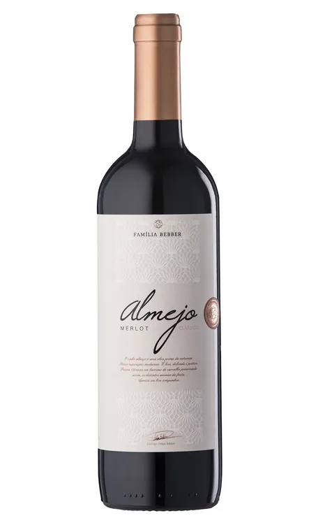 Garrafa de Família Bebber Almejo Merlot, Família Bebber