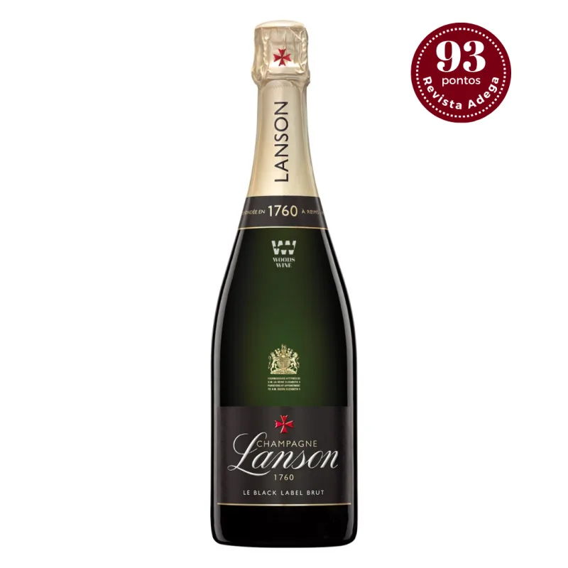 Garrafa de Champagne Lanson Black Label Brut