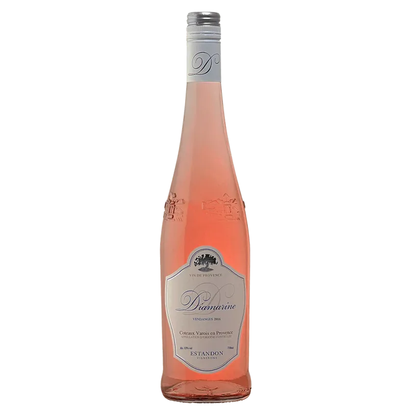 Garrafa de Diamarine Provence Coteaux Varois Rosé