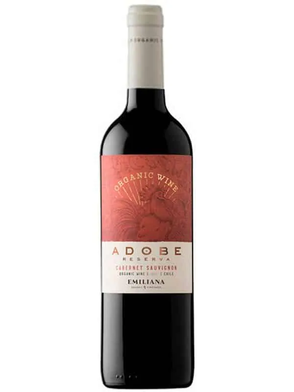 Garrafa de Emiliana Adobe Reserva Cabernet Sauvignon