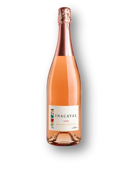 Garrafa de Espumante Inacayal Brut Rosé