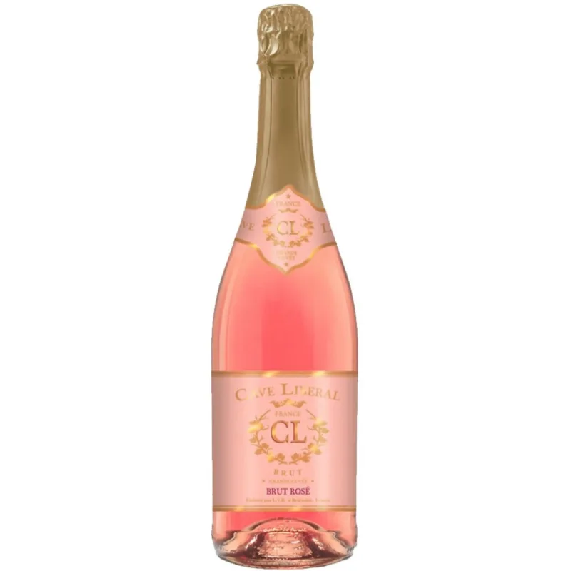 Garrafa de Espumante Rosé Brut Cave Liberal Grande Cuvée