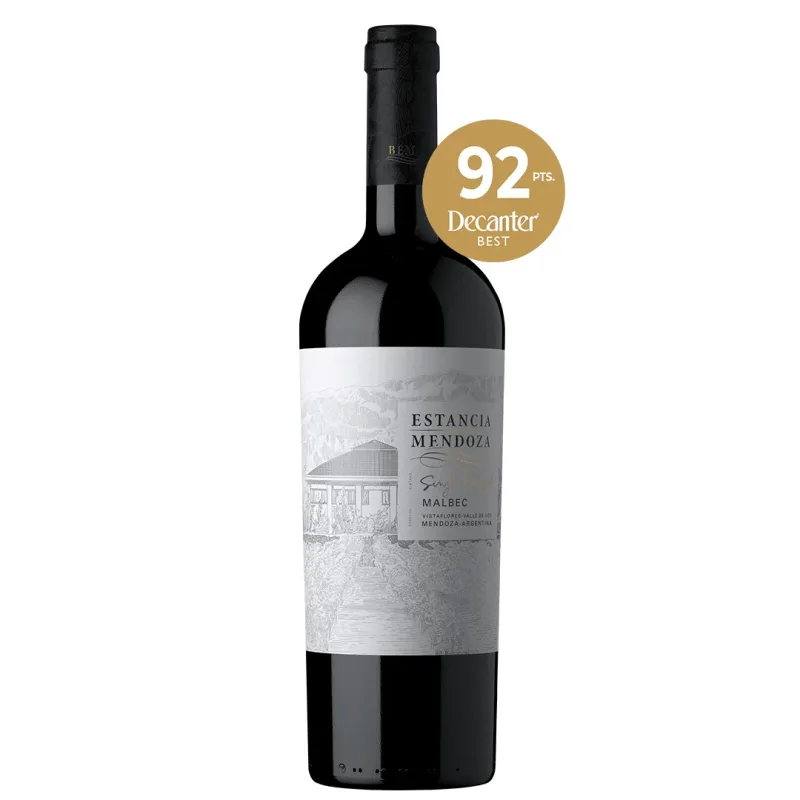 Garrafa de Estancia Mendoza Malbec Single Vineyard Tinto