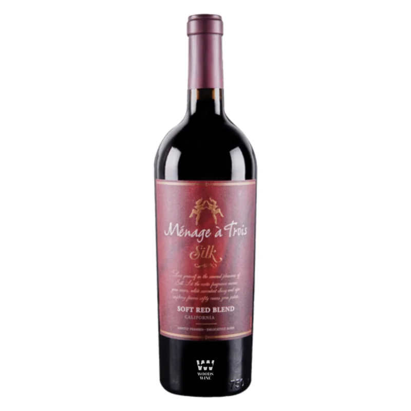 Garrafa de Ménage à Trois Silk Soft Red Blend