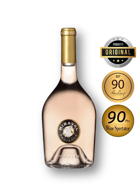Garrafa de Miraval Côtes de Provence Rosé