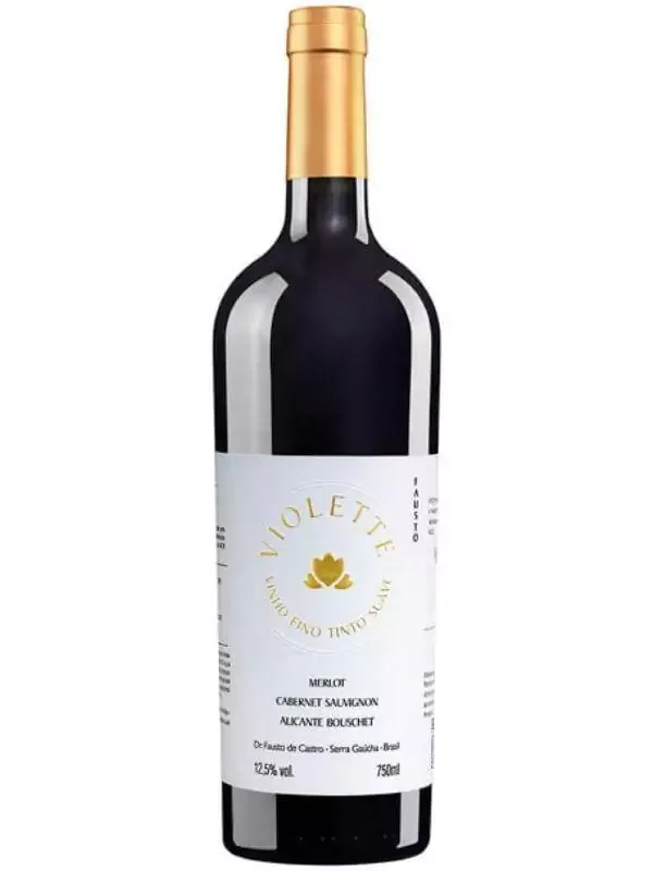 Garrafa de Pizzato Fausto Violette Tinto Suave