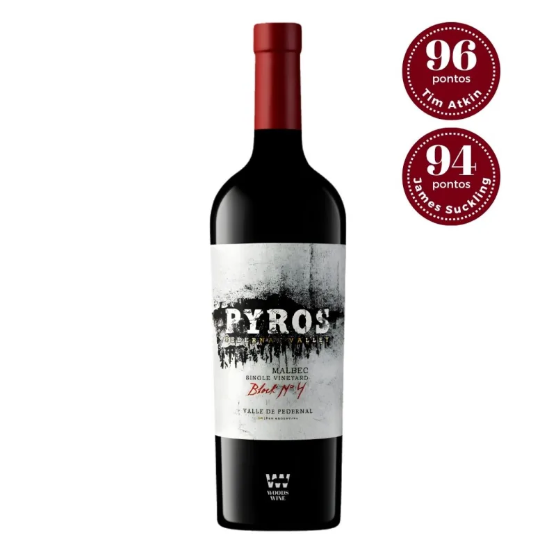 Garrafa de Pyros Single Vineyard Malbec Black Nº 4