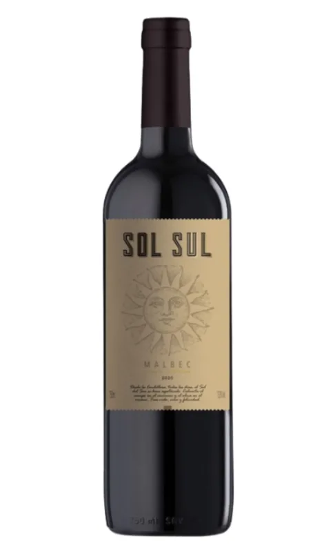Garrafa de Sol Sul Malbec