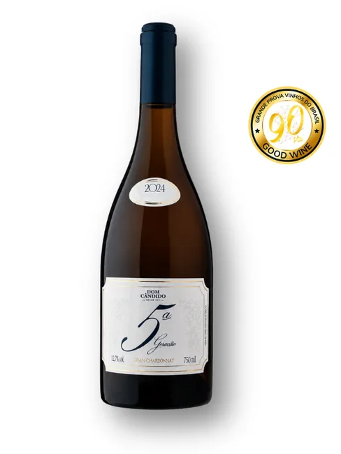 Garrafa de Dom Cândido 5ª Geração Gran Chardonnay