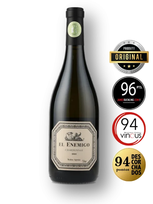 Garrafa de El Enemigo Chardonnay
