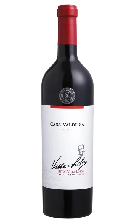 Garrafa de Casa Valduga Gran Reserva Villa Lobos Cabernet Sauvignon