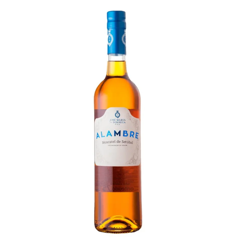 Garrafa de José Maria da Fonseca Moscatel de Setúbal Alambre
