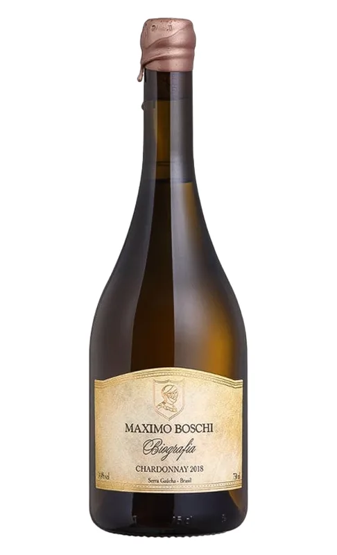 Garrafa de Maximo Boschi Biografia Chardonnay