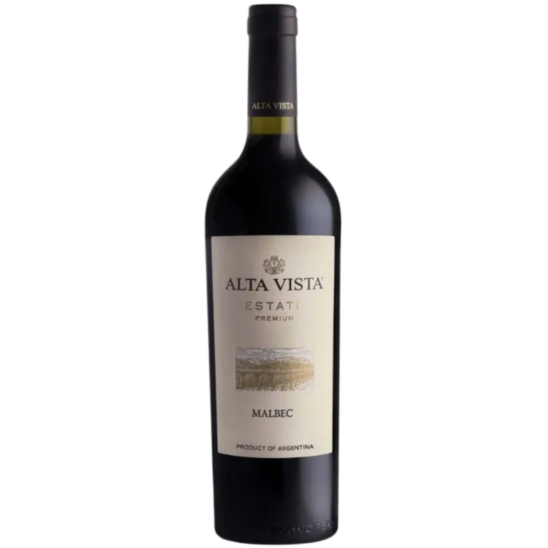 Garrafa de Alta Vista Estate Premium Malbec