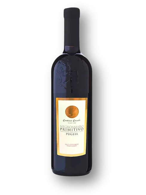 Garrafa de Contessa Carola Negroamaro Primitivo Puglia IGT
