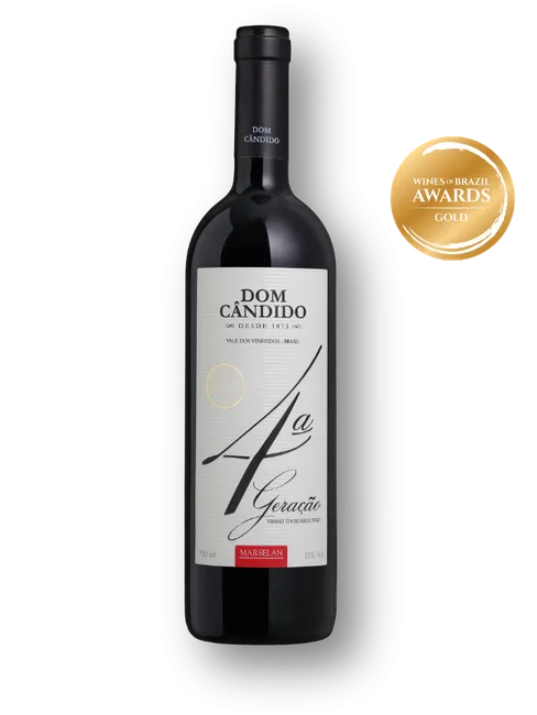 Garrafa de Vinho Tinto Dom Cândido 4ª Geração Marselan