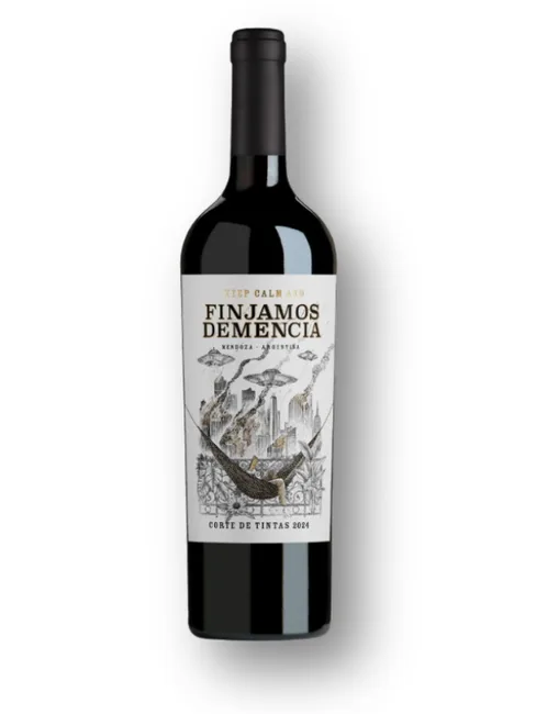 Garrafa de Vinho Tinto Finjamos Demencia Corte de Tintas