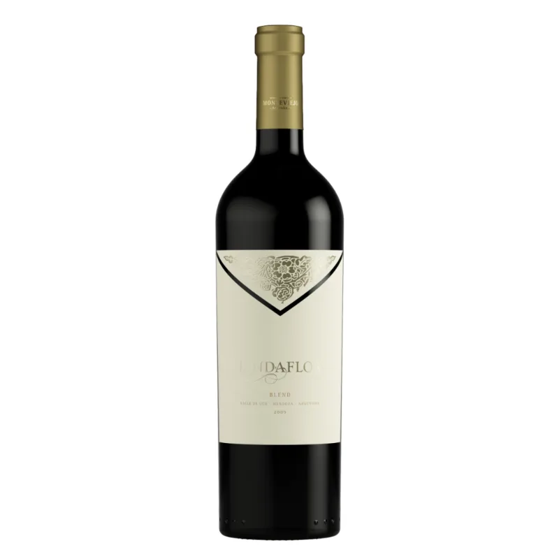 Garrafa de Lindaflor Blend Malbec Syrah, Bodega Monteviejo