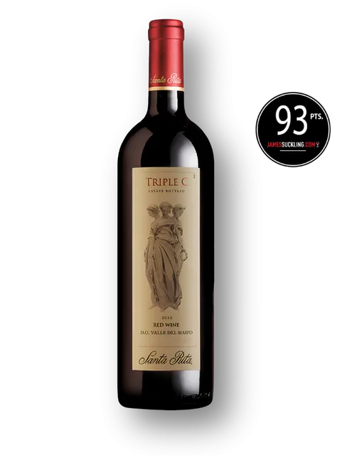 Garrafa de Vinho Tinto Triple C